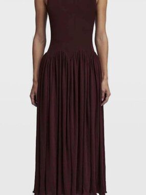 16Arlington Women's Red Axar Midi Dress Size 16